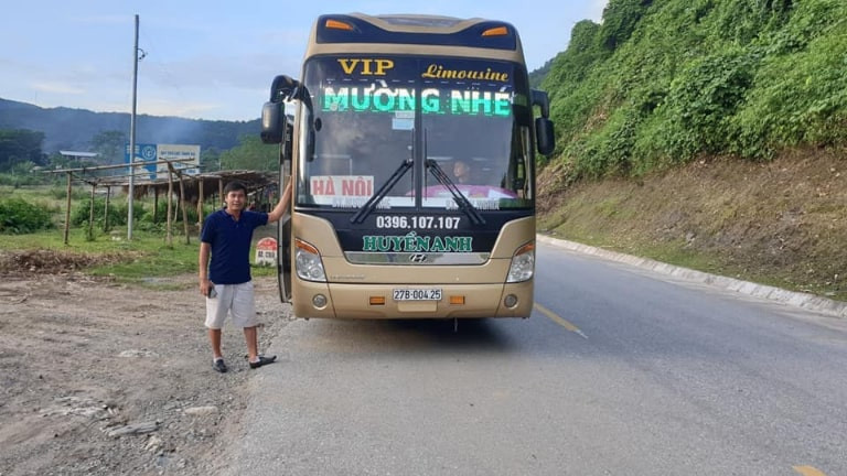 Xe Huyền Anh chạy thẳng lên Mường Nhé từ Hà Nội