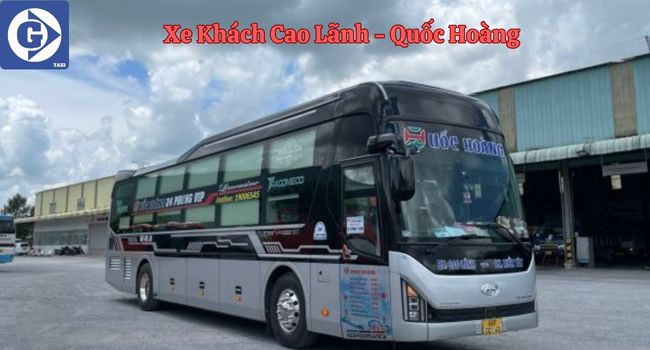 Xe khách An Nhiên đón khách tại Cao Lãnh