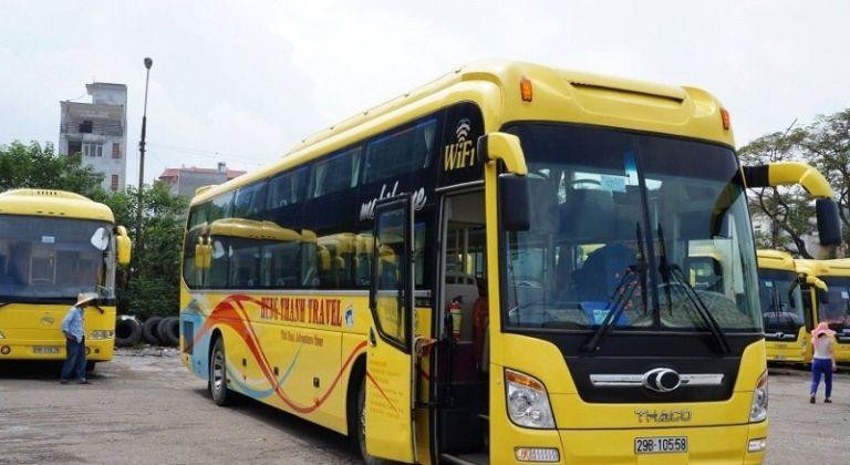 Xe khách Cái Rồng đi miền Trung