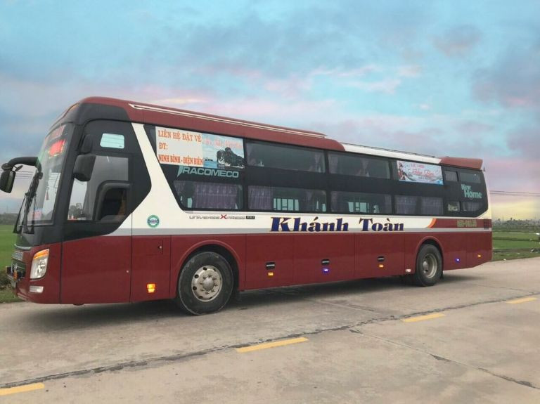 Xe khách chất lượng cao của nhà xe Khánh Toàn trên hành trình Ninh Bình Lạng Sơn