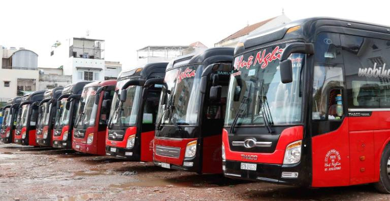 Xe khách chất lượng cao phục vụ tuyến từ Bến xe Châu Đốc đi Bình Dương