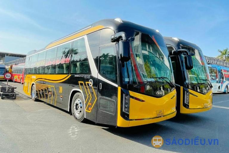 Xe khách chạy tuyến đường dài từ Bến xe Ô Môn đi miền Trung