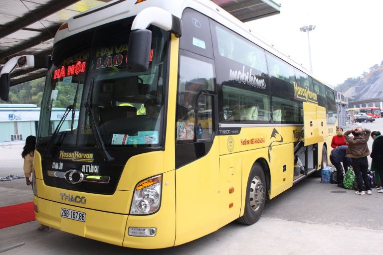 Xe khách chạy tuyến Sapa đi các tỉnh phía Bắc