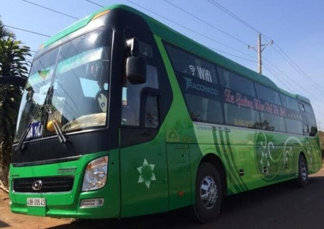 Xe khách đi từ Đà Lạt về Lâm Hà, là lựa chọn để đến Phú Sơn