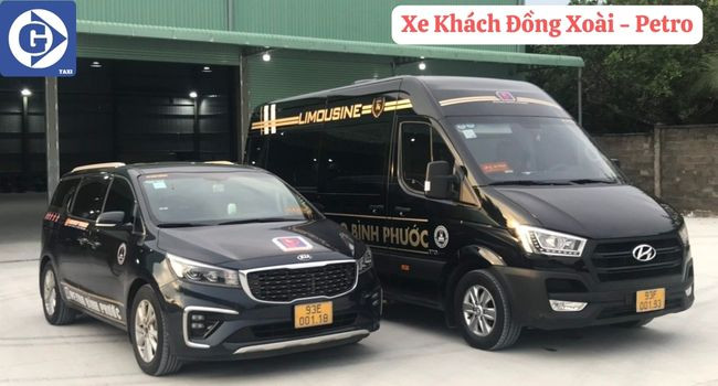 Xe khách Đồng Xoài Thành Công màu đỏ tại bến