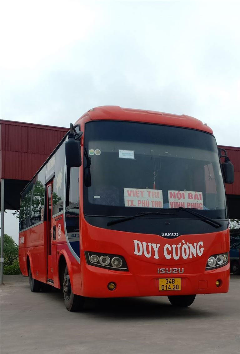 Xe khách Duy Cường sẵn sàng phục vụ tuyến Nghệ An Hải Dương