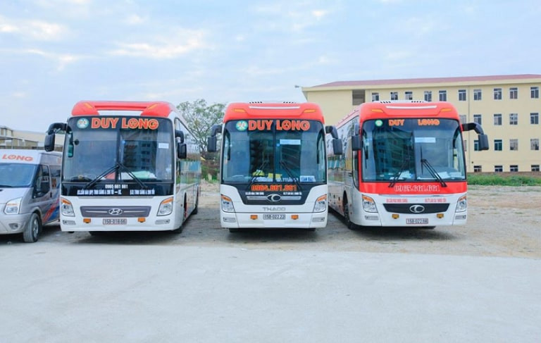 Xe khách Duy Long hiện đại, đảm bảo sự thoải mái và an toàn cho hành trình từ Hải Phòng đến Sapa