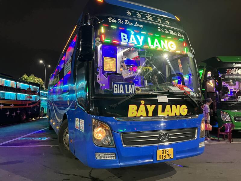 Xe khách giường nằm Bảy Lang phục vụ chặng đường từ Gia Lai đi Thành phố Hồ Chí Minh