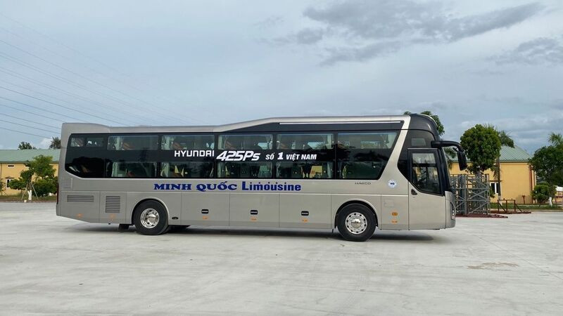 Xe khách giường nằm của nhà xe Minh Quốc trên tuyến Gia Lai đi Sài Gòn