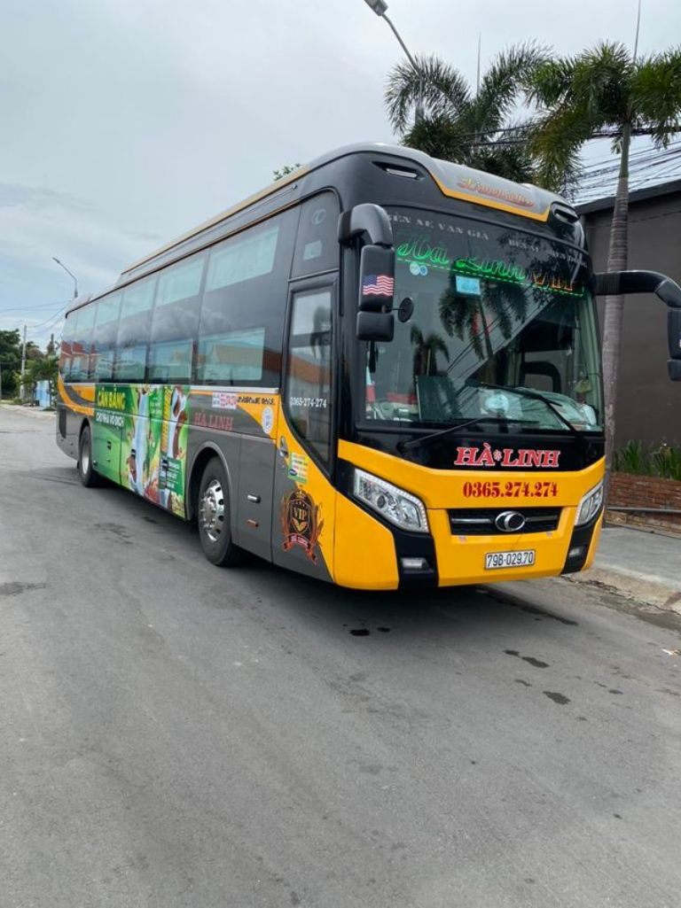 Xe khách Hà Linh chất lượng tuyến Nha Trang Quy Nhơn