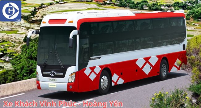 Xe khách Hoàng Yến với nhiều tiện nghi hiện đại phục vụ tuyến Vĩnh Phúc