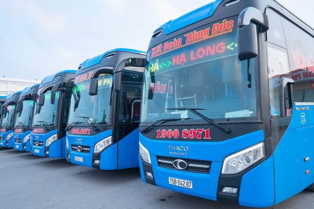 Xe khách Kết Đoàn Hùng Đức có nhiều chuyến đi Hà Nội Hạ Long khởi hành mỗi ngày