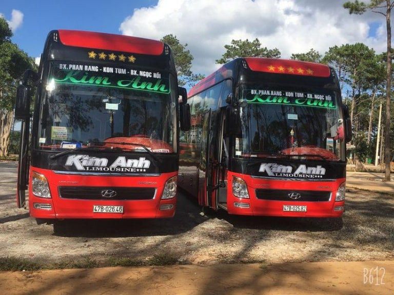 Xe khách Kim Anh đảm bảo sự thoải mái và đúng giờ cho hành trình Nha Trang Đắk Lắk