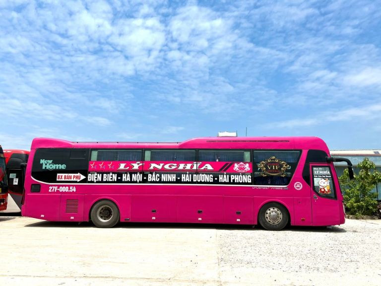Xe khách Lý Nghĩa là đơn vị uy tín trên tuyến Hà Nội Điện Biên