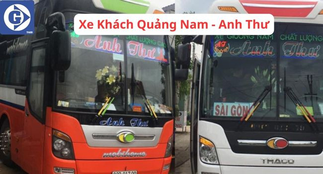 Xe khách Quảng Nam trên bãi đỗ lớn