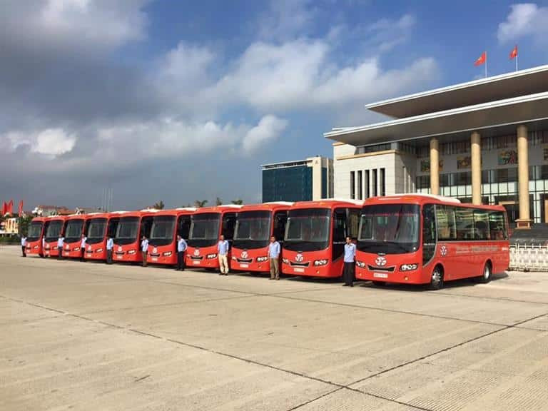 Xe khách tại Bến xe Bắc Giang sẵn sàng đi các tỉnh miền Bắc