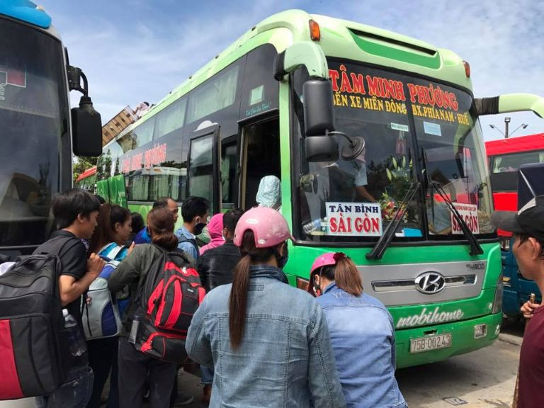 Xe khách Tâm Minh Phương chất lượng cao Sài Gòn Huế