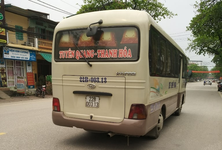 Xe khách Tấn Lùn phổ biến