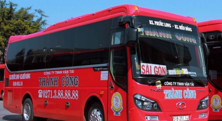 Xe khách Thành Công chuyên tuyến Sài Gòn Bình Phước uy tín
