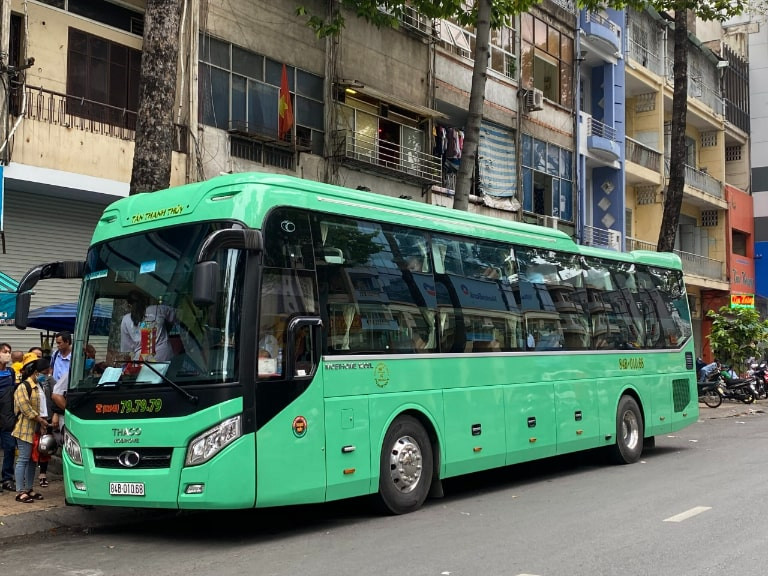 Xe khách Thanh Thủy phục vụ tuyến Nha Trang Tuy Hòa