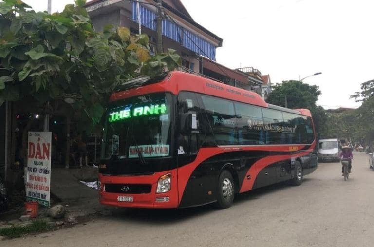 Xe khách Thế Anh khai thác tuyến Hà Nội Lai Châu