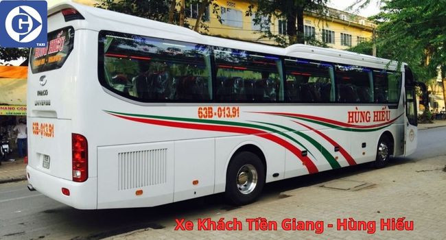 Xe khách Thuận Hưng đón trả khách tại Tiền Giang