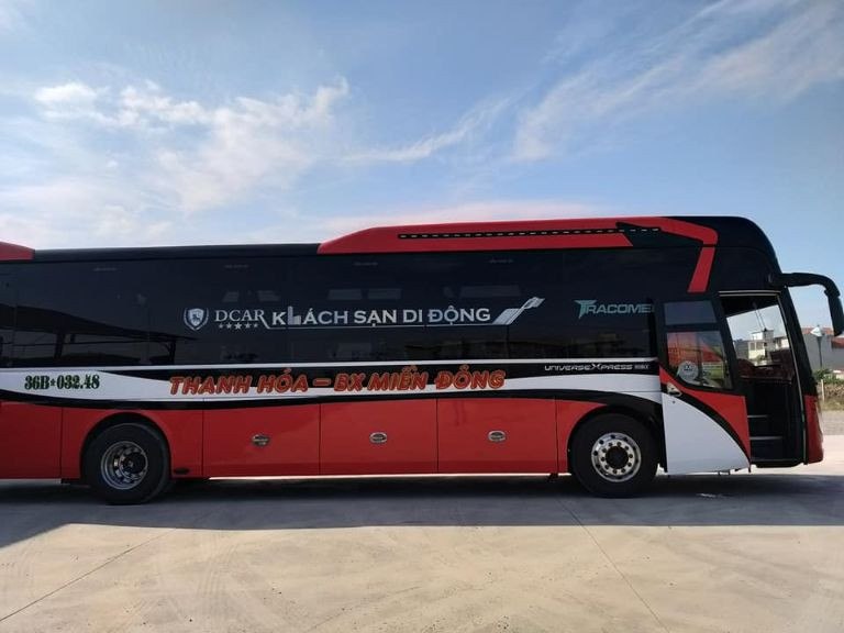 Xe khách Tiến Tiến, một trong những nhà xe được đánh giá cao trên tuyến Sài Gòn Vinh.