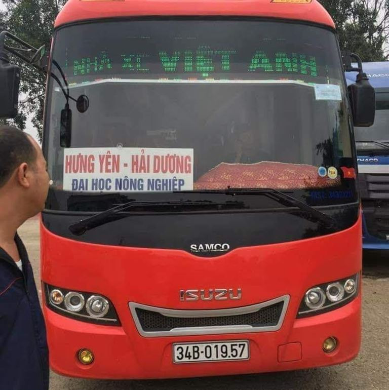 Xe khách Việt Anh tuyến Tuyên Quang Đô Lương chất lượng