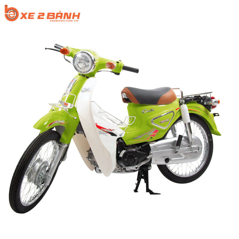 Xe máy Cub 81 Việt Thái 50cc màu xanh cốm