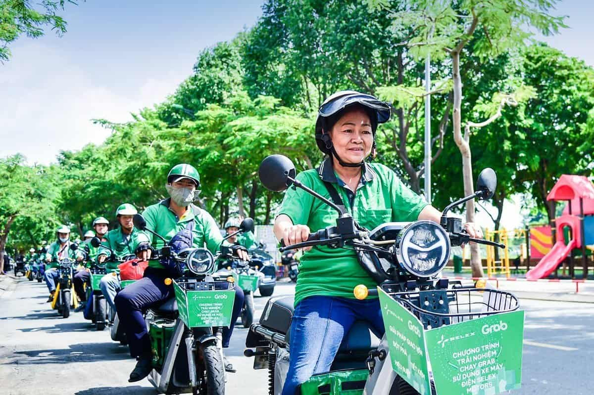 Xe máy điện với khả năng tải hàng phù hợp cho giao vận