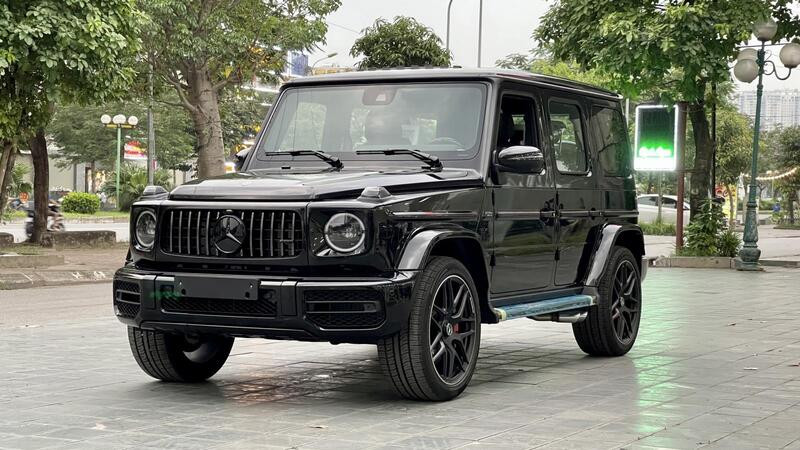 Xe Mercedes-AMG G63 màu đen ngoại thất, mẫu SUV địa hình hạng sang giá cao