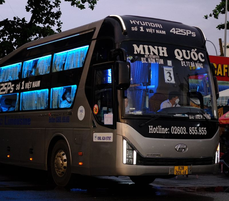 Xe Minh Quốc đảm bảo hành trình đến Măng Đen tiện nghi