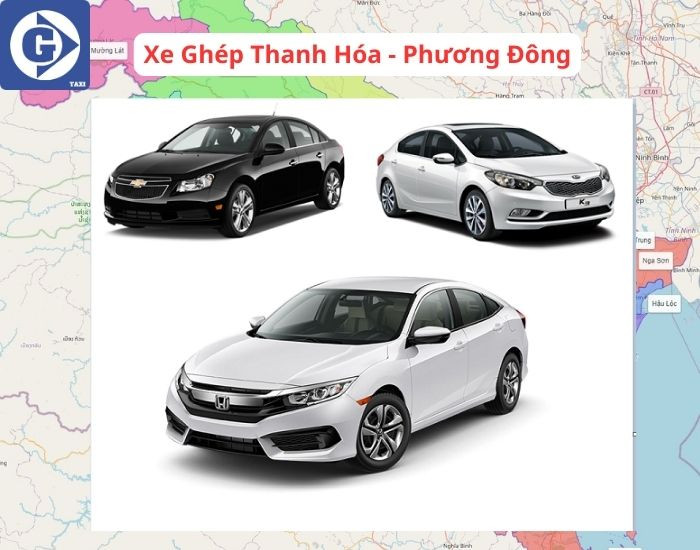 Xe ôtô của hãng Xe Ghép Thanh Hóa Phương Đông trên tuyến đường