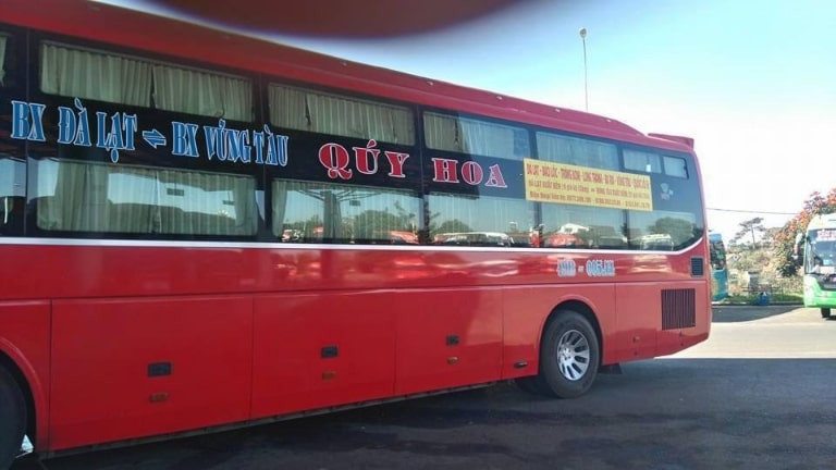 Xe Quý Hoa, lựa chọn phổ biến cho hành trình Đà Lạt Vũng Tàu
