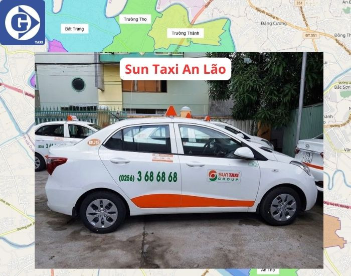 Xe Sun Taxi đang hoạt động tại khu vực An Lão