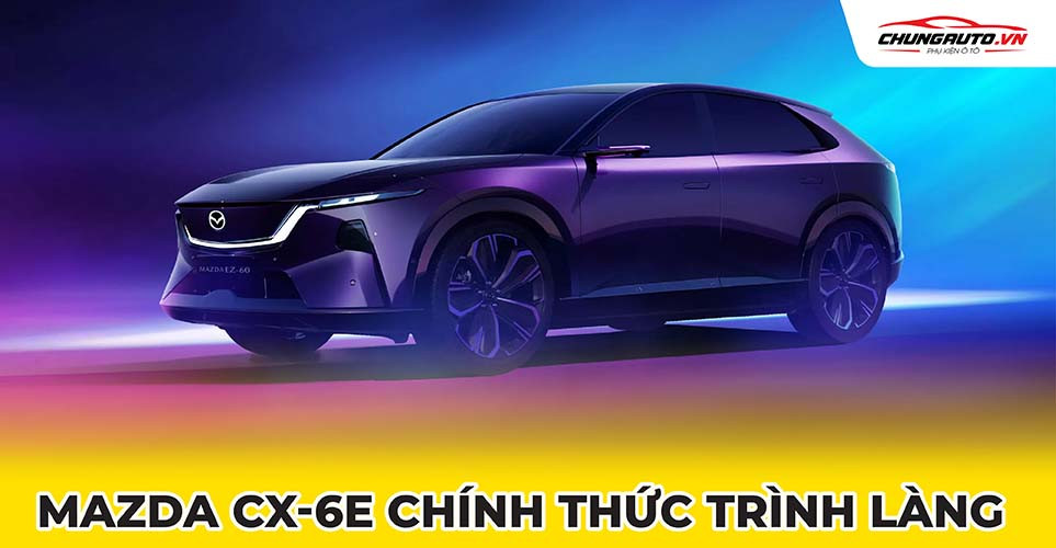 Xe SUV điện Mazda CX-6e lộ diện với thiết kế thể thao