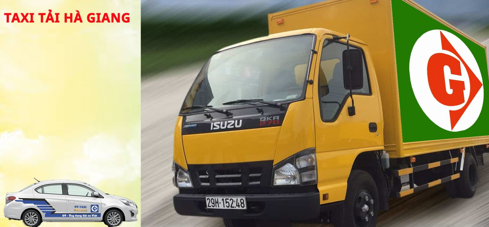 Xe tải chuyên dụng di chuyển trên tuyến đường đèo đặc trưng của vùng núi Hà Giang