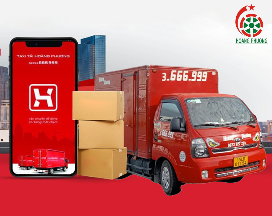 Xe tải Hoàng Phương chuyển nhà tại Hải Phòng