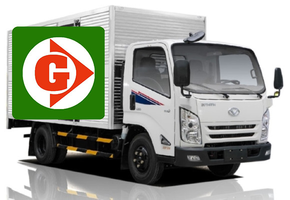 Xe tải thùng kín kích thước lớn phục vụ vận chuyển hàng hóa