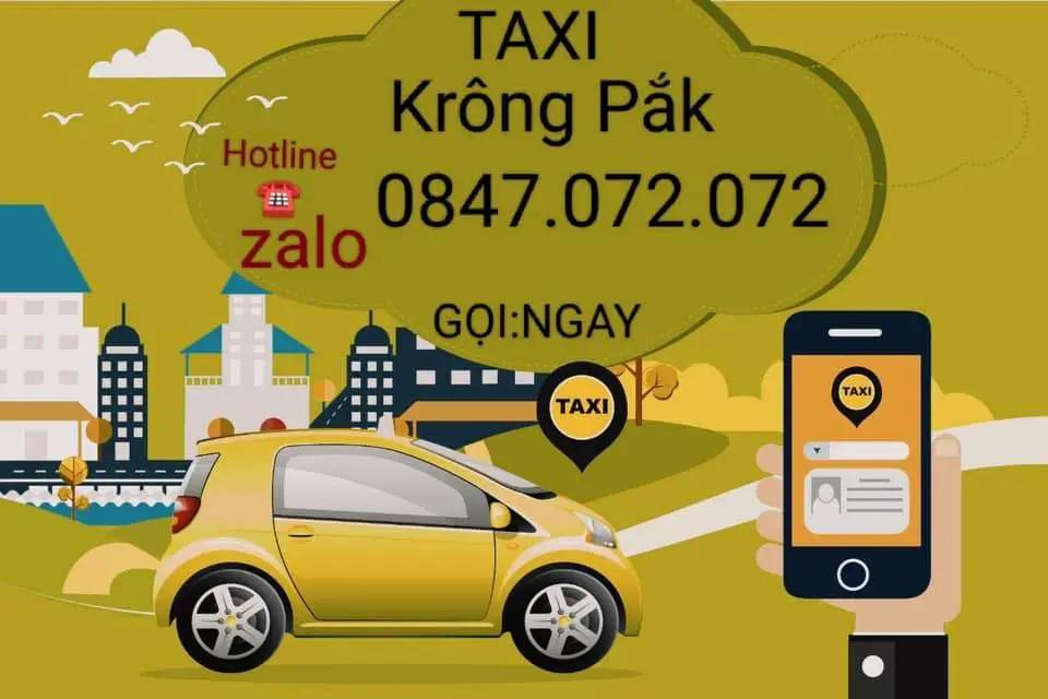 Xe taxi 4 chỗ hiện đại phục vụ di chuyển tại Krông Pắc Đắk Lắk