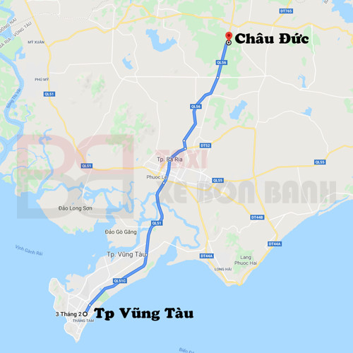 Xe taxi 7 chỗ tiện nghi phục vụ chuyến đi từ Sài Gòn đến Châu Đức