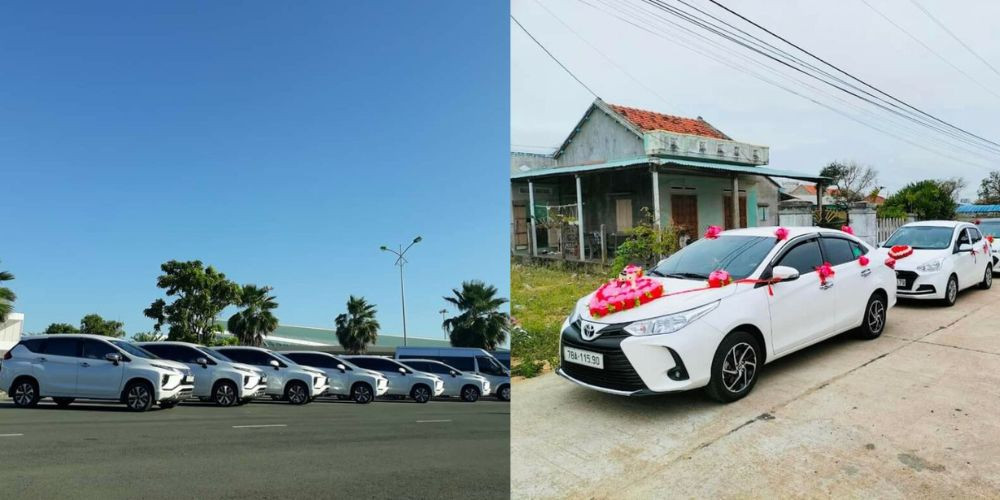 Xe taxi của Tổng Đài Taxi Giá Rẻ đang hoạt động trên đường ở Long An, minh họa dịch vụ đáng tin cậy