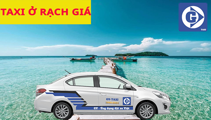 Xe taxi đang hoạt động ở Rạch Giá Kiên Giang