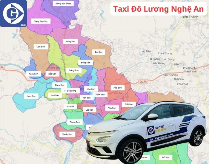 Xe taxi đang hoạt động tại Đô Lương, gợi ý sử dụng ứng dụng đặt xe