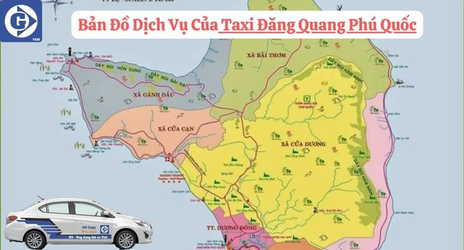 Xe Taxi Đăng Quang Phú Quốc hiện đại đưa đón khách