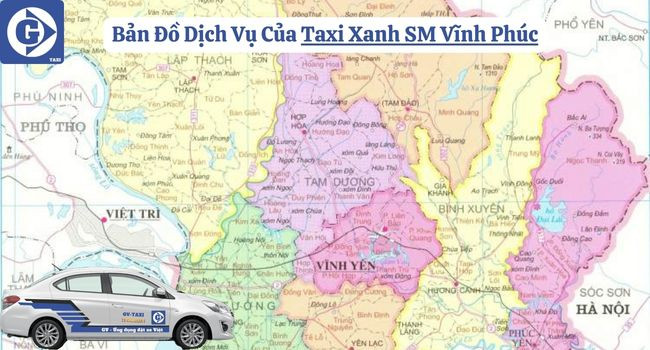 Xe taxi điện Xanh SM màu xanh ngọc đang đỗ chờ khách