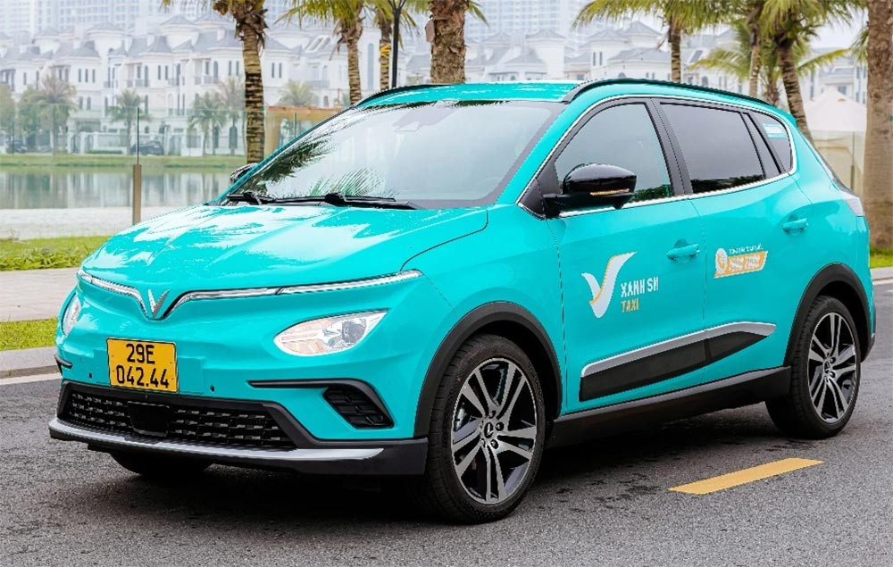 Xe taxi điện Xanh SM phục vụ tại Thanh Hóa