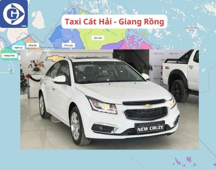 Xe taxi Giang Rồng tại khu vực Cát Hải Hải Phòng