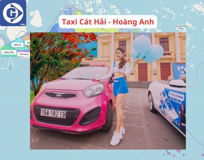 Xe taxi Hoàng Anh chờ khách tại khu vực Cát Hải Hải Phòng