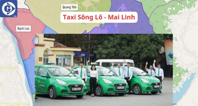 Xe Taxi Mai Linh hoạt động tại Sông Lô